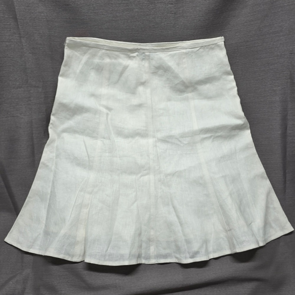 Alfani Cream Flared A-Line Skirt